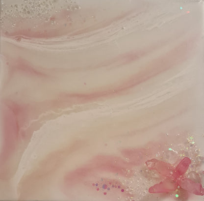 Love Infusion series - Mini Geode Art   2/ 6 in series