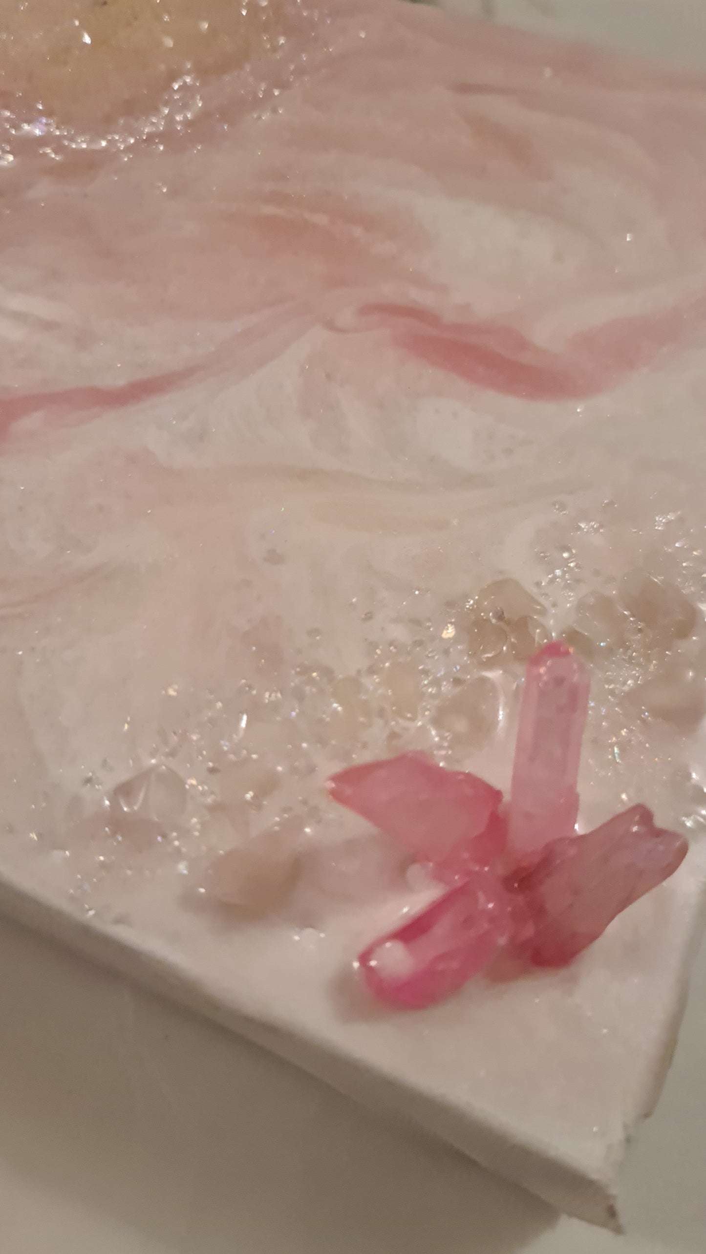 Love Infusion series - Mini Geode Art   1/ 6 in series