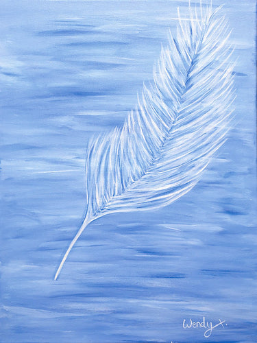Blue Feather - When a feather appears a loved one is near.
