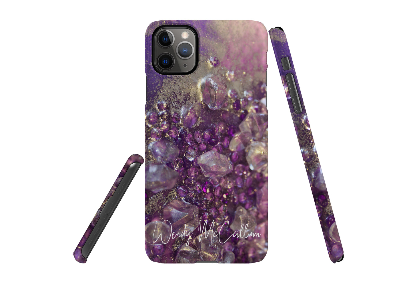 Amethyst Dreams snap phone case by Wendy McCallum