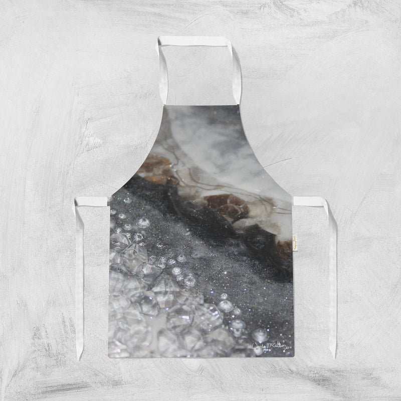 Grey Moonstone Apron - Opulence