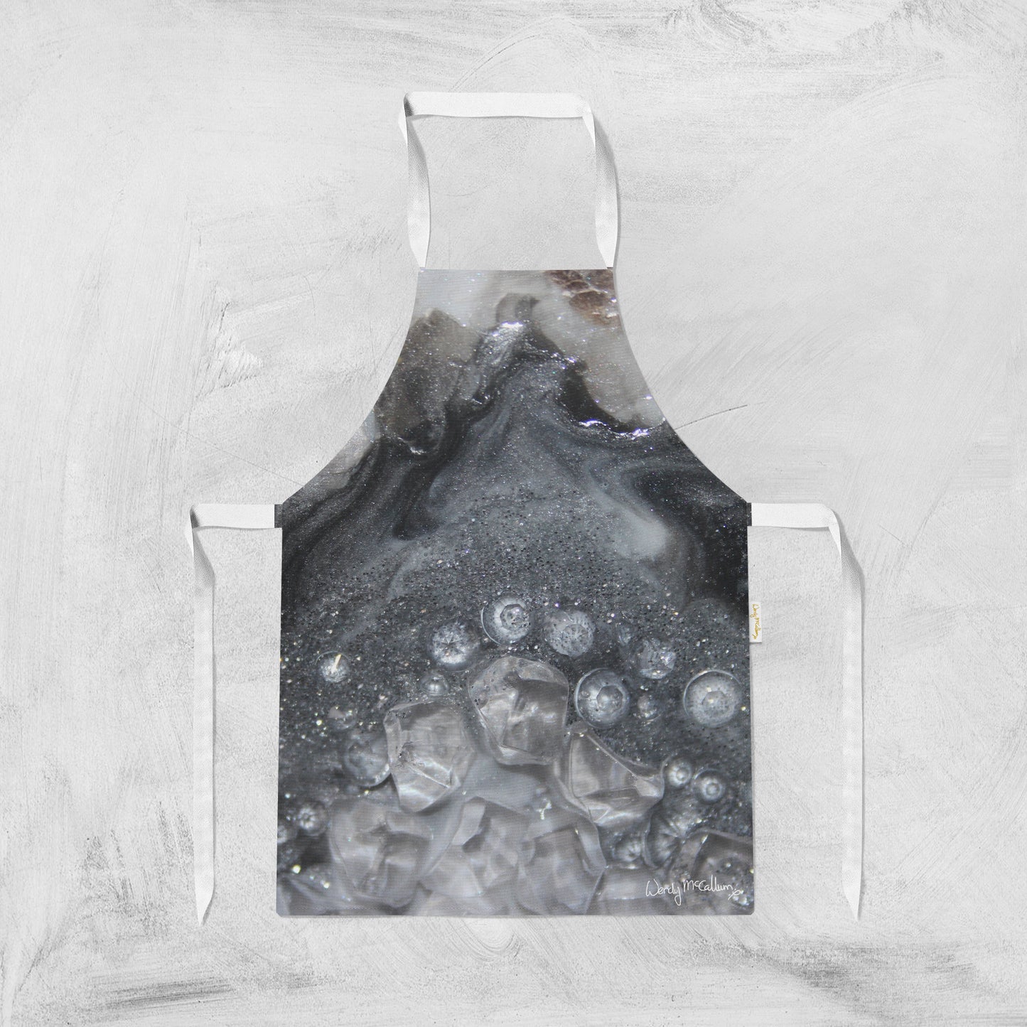 Grey Moonstone Apron - Elegance