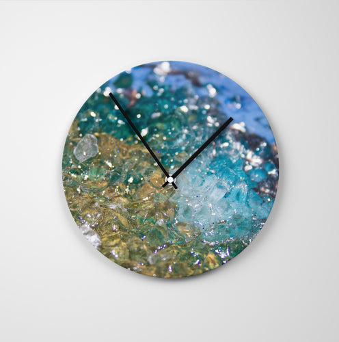 Archipelago Round Glass Wall Clock - Elegance