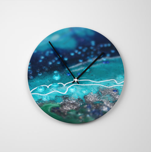 Archipelago Round Glass Wall Clock - Grace