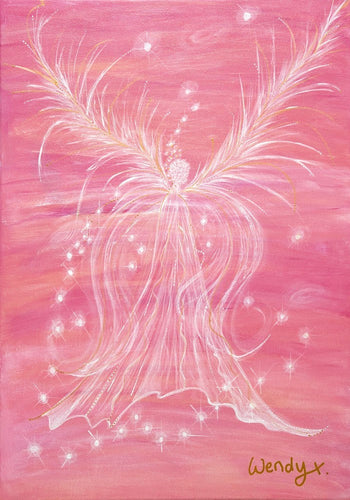 Archangel Chamuel Unconditional Love, soulmate,twin flame, lifes purpose- ORIGINAL ARTWORK