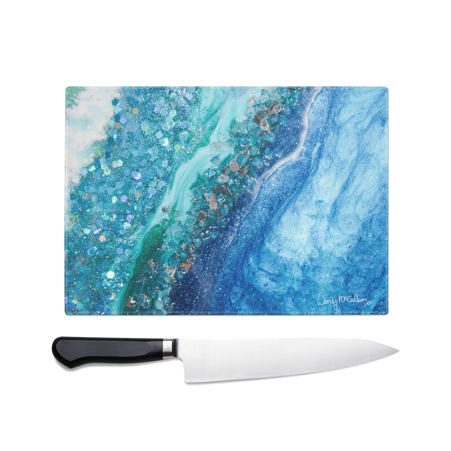 Elucidation Glass Chopping Board - Opulence