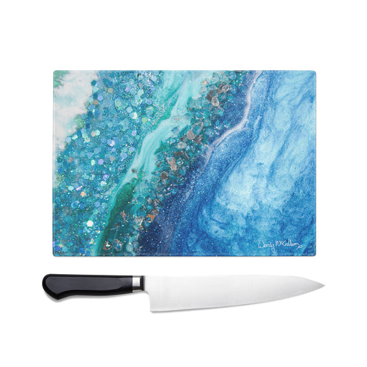 Elucidation Glass Chopping Board - Opulence