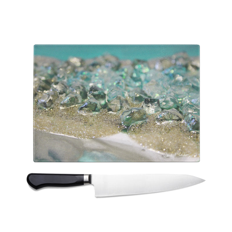 Dioptase Glass Chopping Board - Elegance