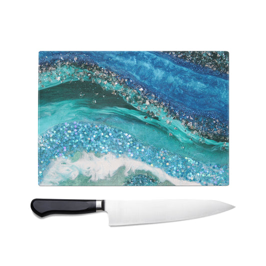 Elucidation Glass Chopping Board - Grace