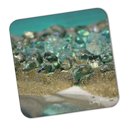 Dioptase Coaster - Elegance