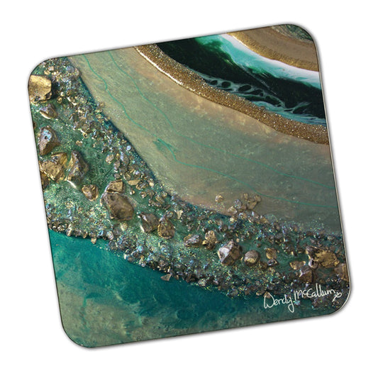 Dioptase Coaster - Grace