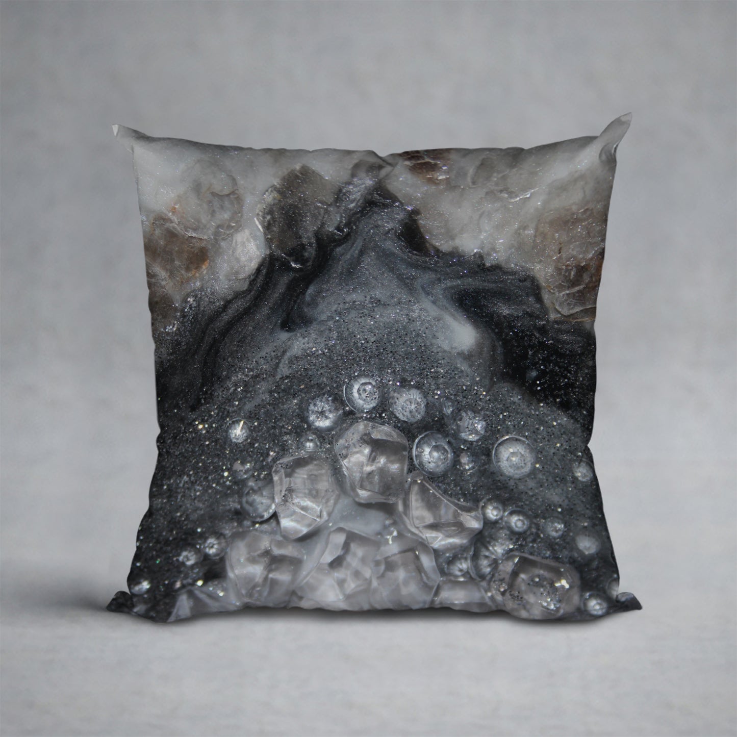 Grey Moonstone Cushion - Elegance
