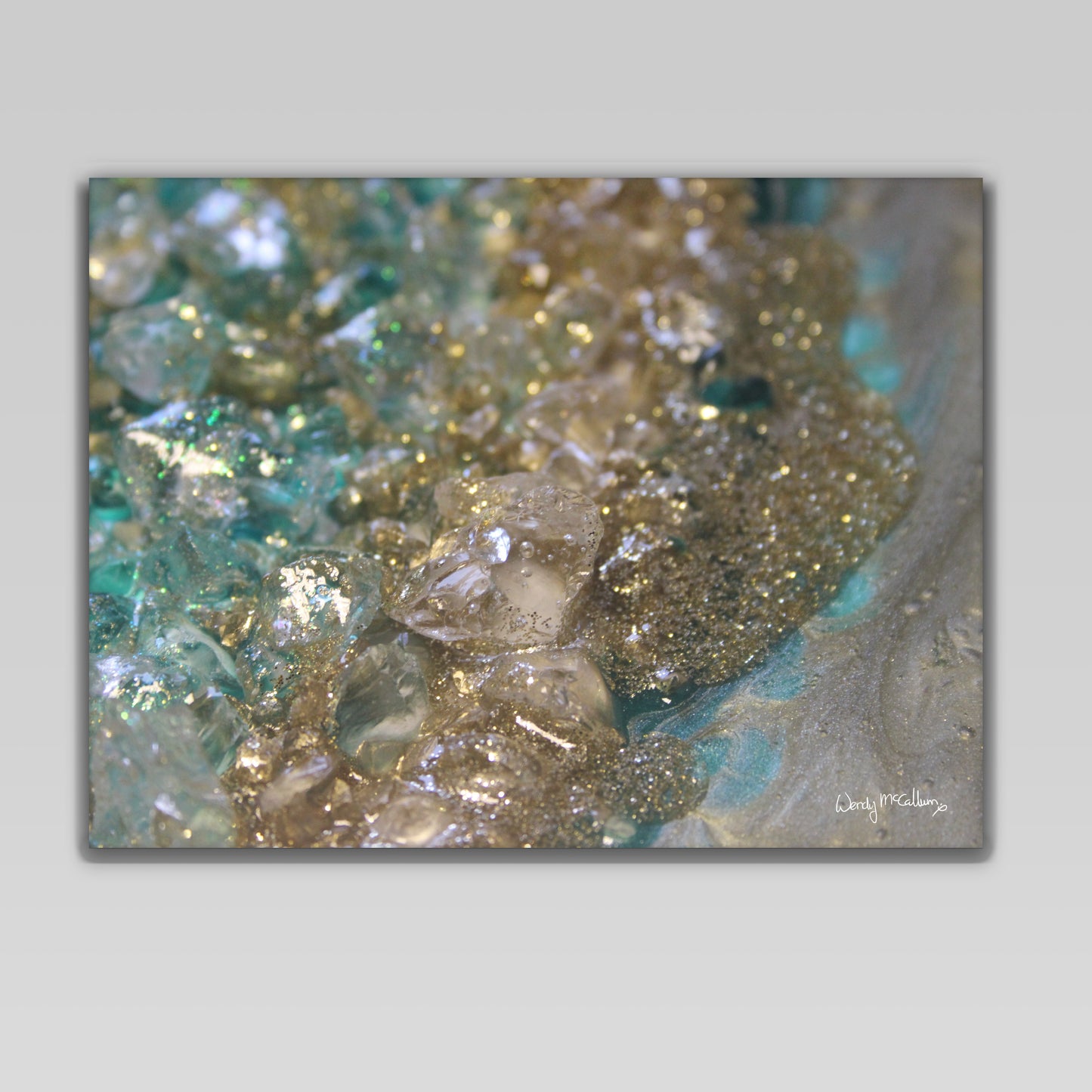 Dioptase Opulence canvas print