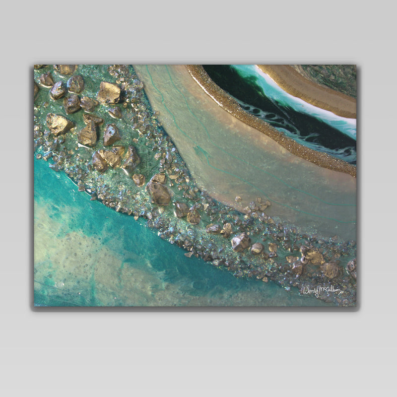 Dioptase - Grace canvas print