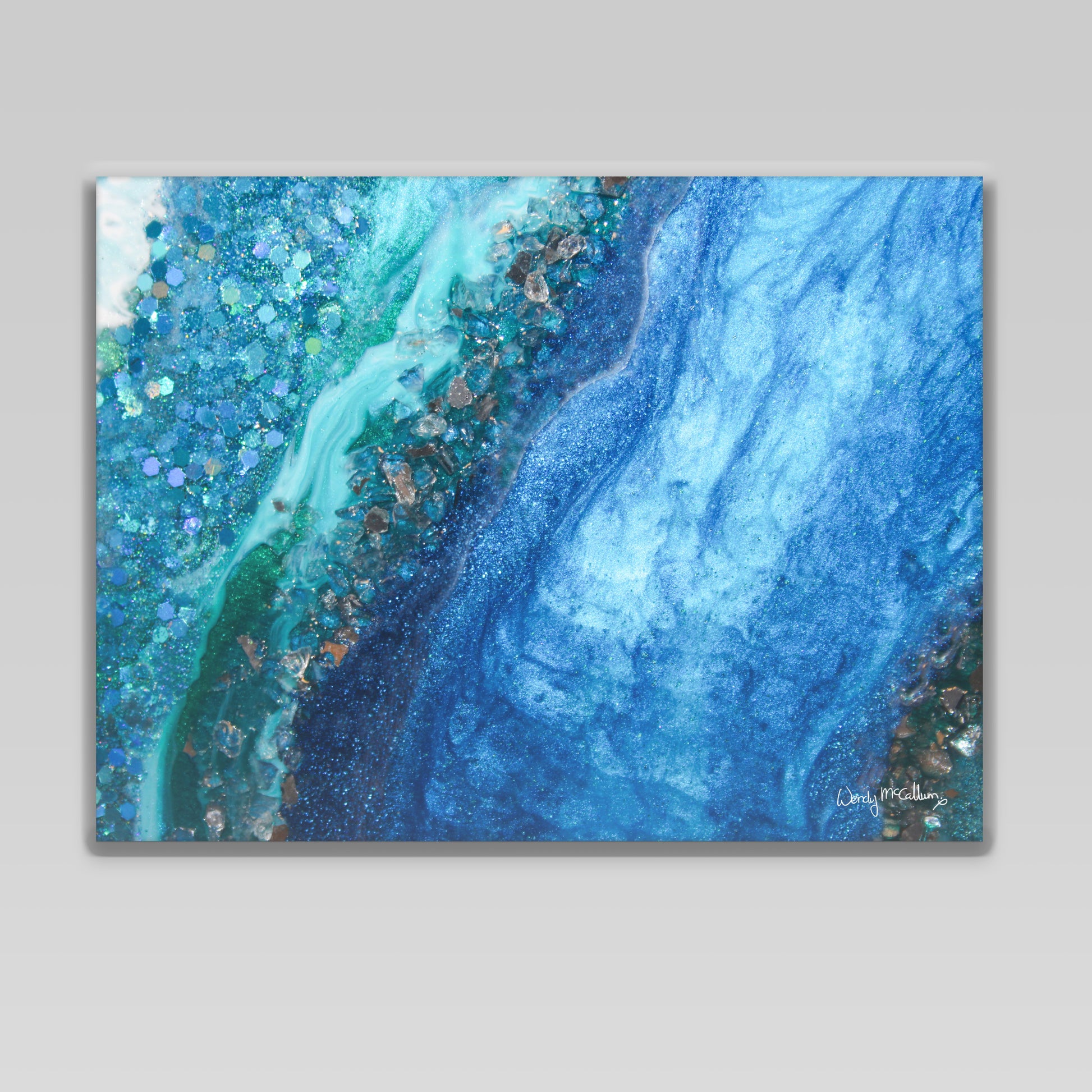 Elucidation - Opulence canvas wall art decor.