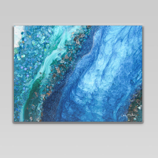 Elucidation - Opulence canvas wall art decor.
