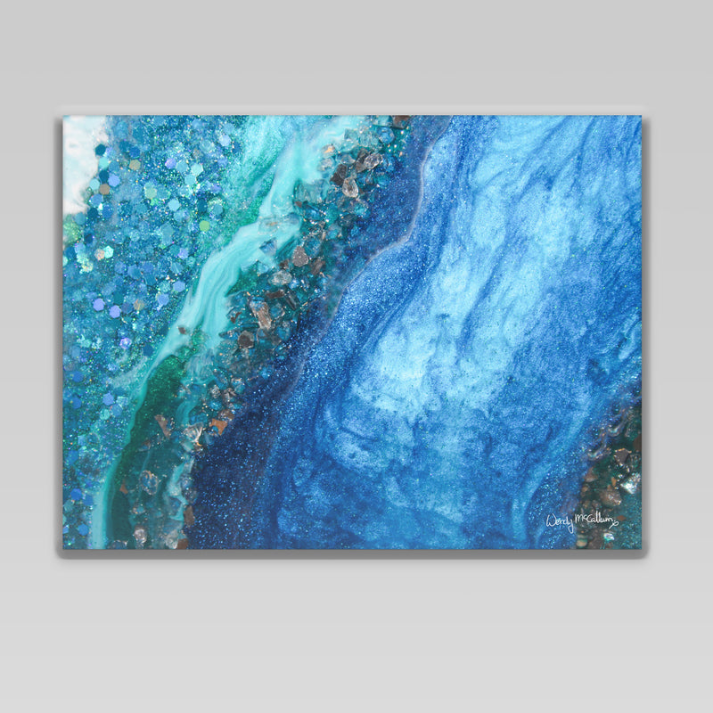 Elucidation - Opulence canvas wall art decor.