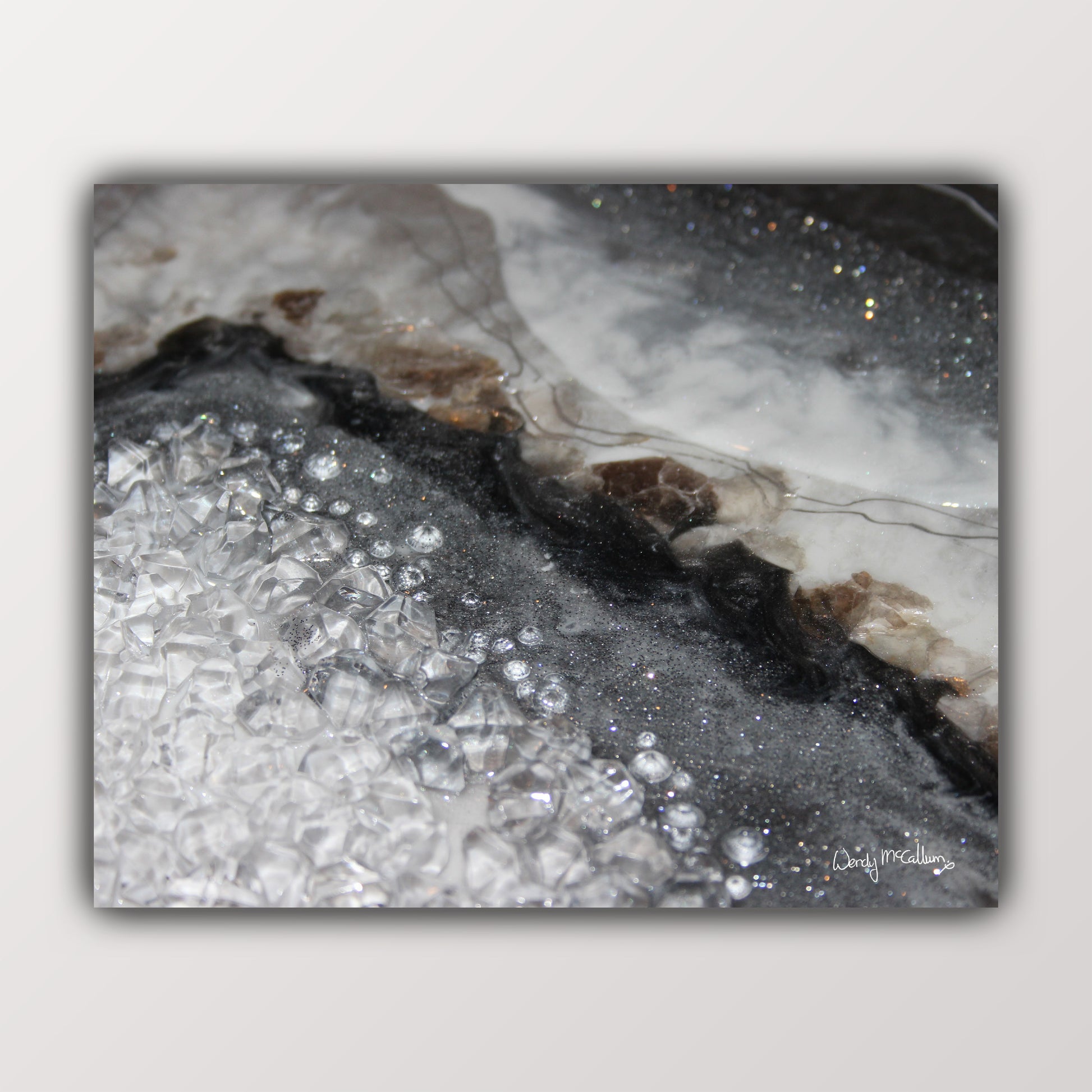 Grey Moonstone fine art print - Opulence