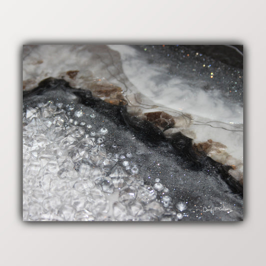 Grey Moonstone fine art print - Opulence