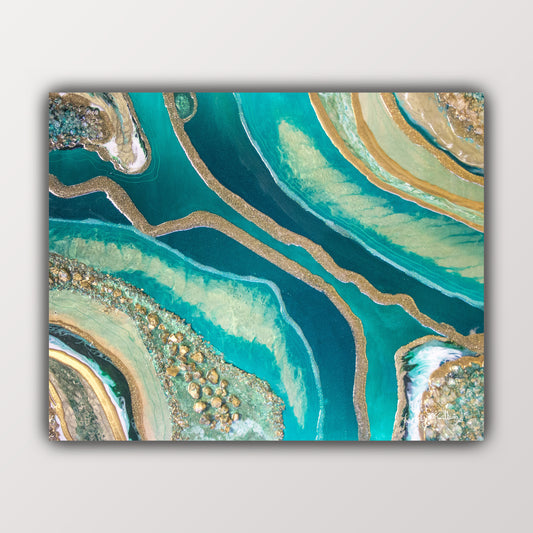 Dioptase - Splendour fine art print by Wendy