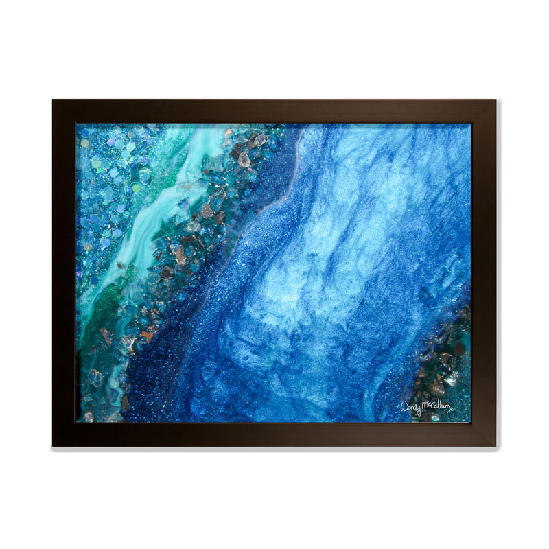 Elucidation framed print - Opulence