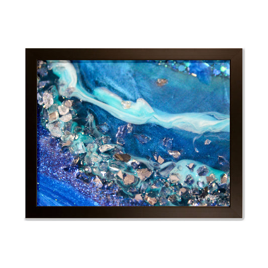 Elucidation framed print - elegance