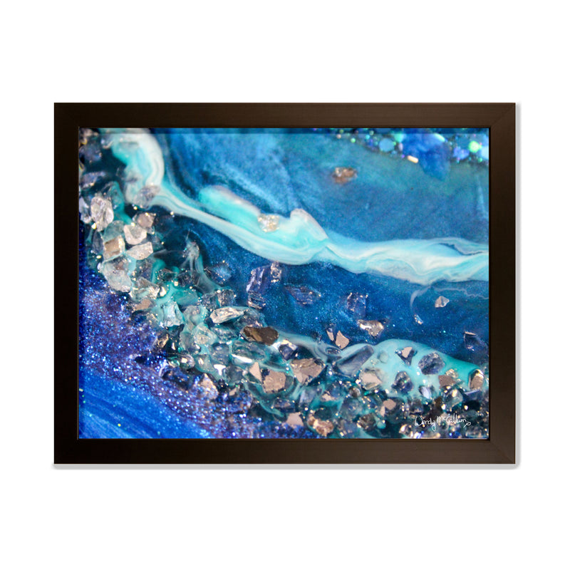 Elucidation framed print - elegance