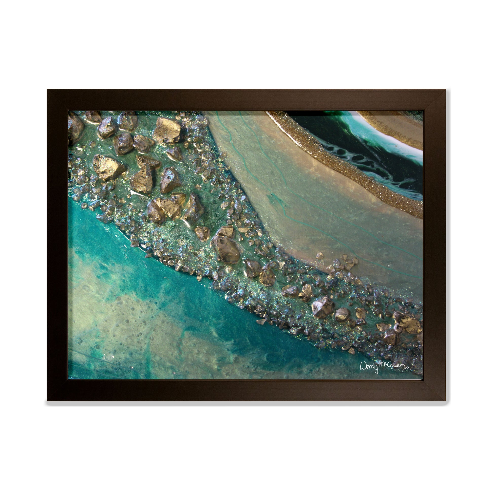 Dioptase framed prints - Grace.