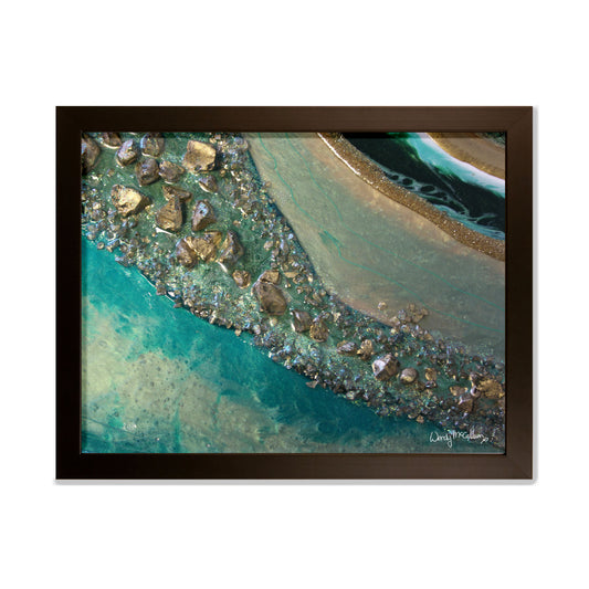 Dioptase framed prints - Grace.
