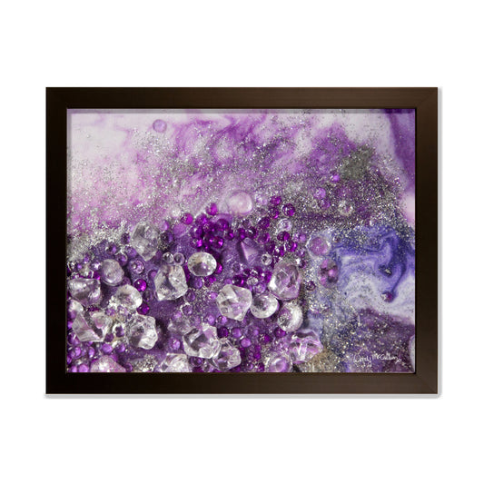 Amethyst - elegance framed prints by Wendy.
