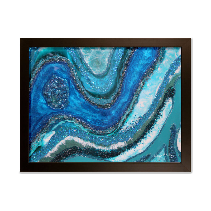 Elucidation framed print - Splendour.
