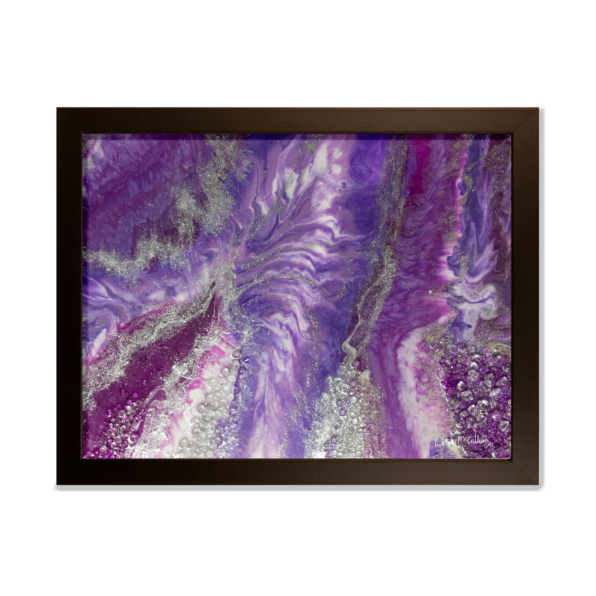 Amethyst - Splendour wall art framed print