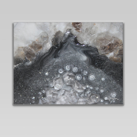 Grey Moonstone canvas print - Elegance