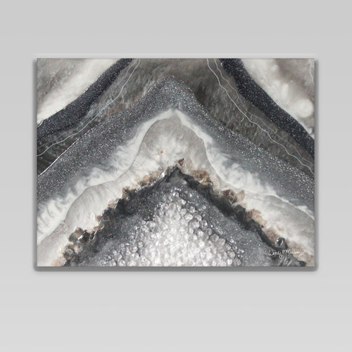 Grey Moonstone canvas print - Splendour