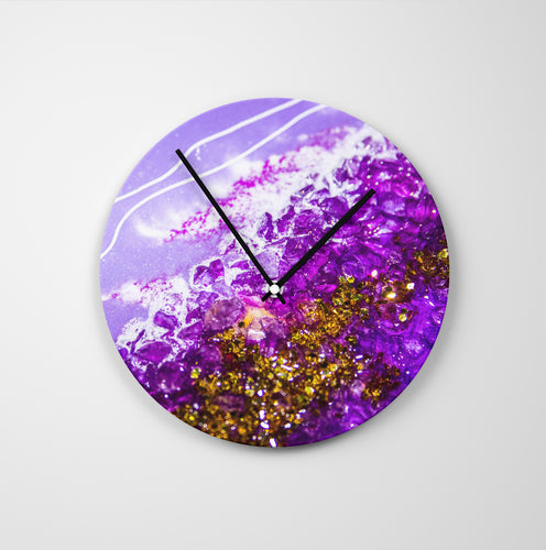 Inception Round Glass Wall Clock - Grace