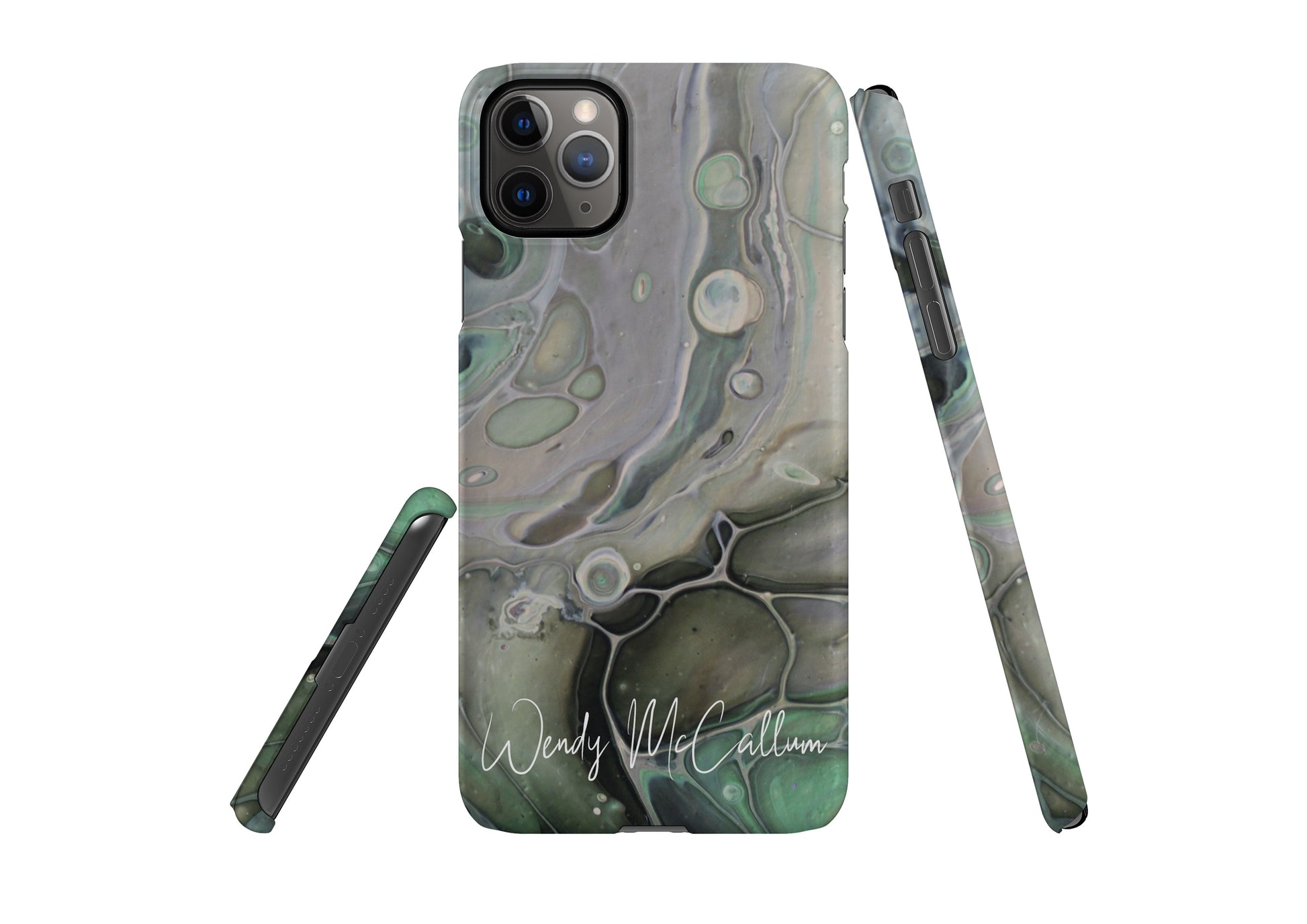 Pistachio snap phone case