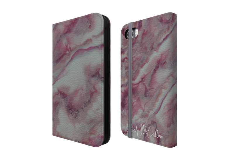 Raspberry Ripple - Flip Phone Case