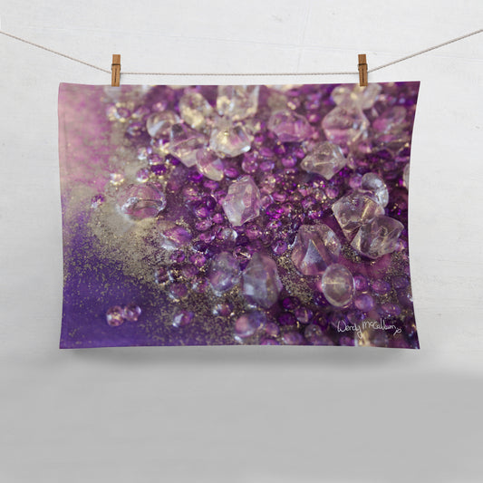 Amethyst Dreams Tea Towel - Opulence