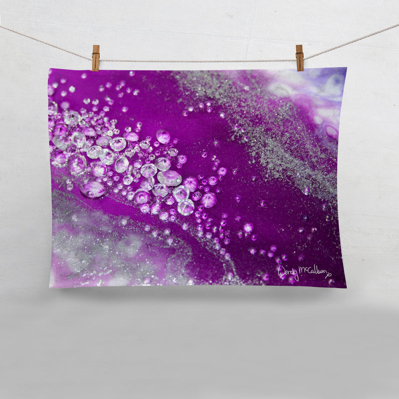 Amethyst Dreams Tea Towel