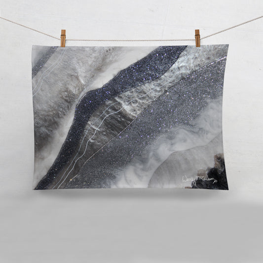 Grey Moonstone Tea Towel - Grace