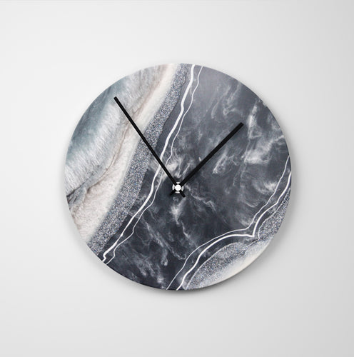 Vista Round Glass Wall Clock - Elegance