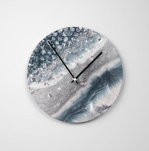 Vista Round Glass Wall Clock - Grace