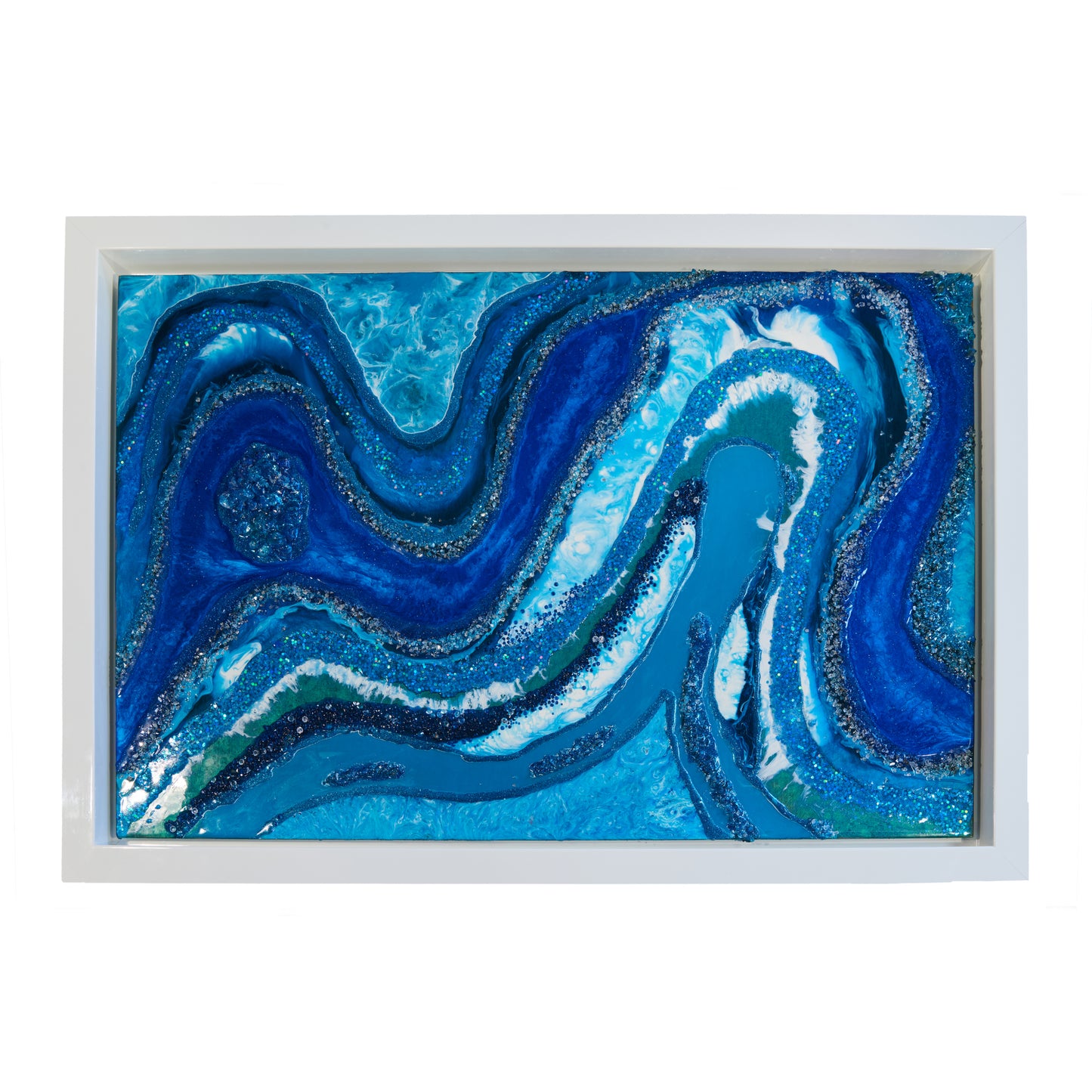 Elucidation – Original Resin Art for Clarity, Calm & Emotional Renewal