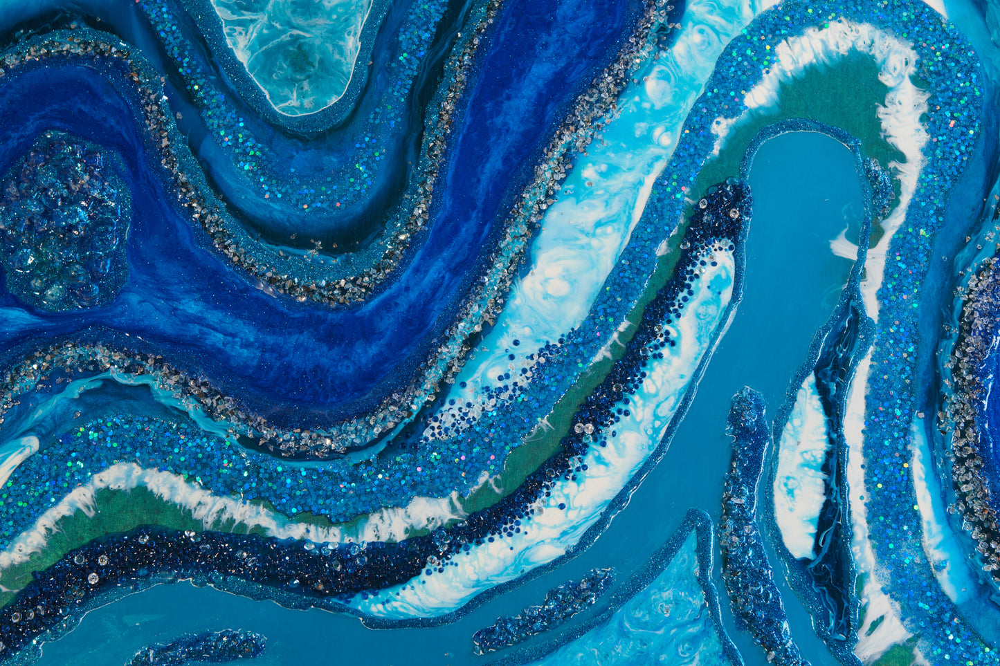 Elucidation – Original Resin Art for Clarity, Calm & Emotional Renewal