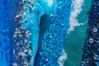 Elucidation – Original Resin Art for Clarity, Calm & Emotional Renewal