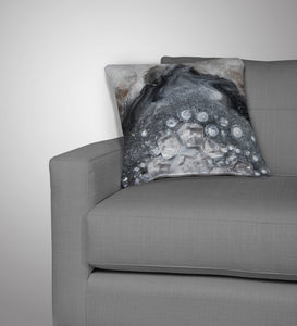 Grey Moonstone Cushion - Elegance